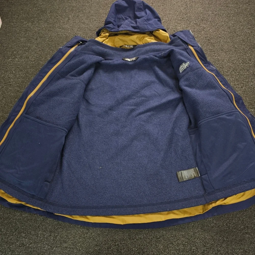 The‎ North Face Boys Large 14/16 DryVent 3-in-1 Triclimate Jacket Blue Fleece